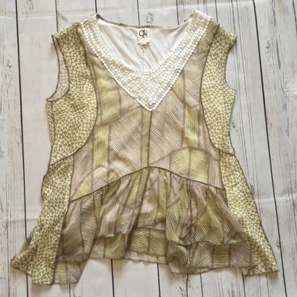Anthro | One September Sleeveless Blouse